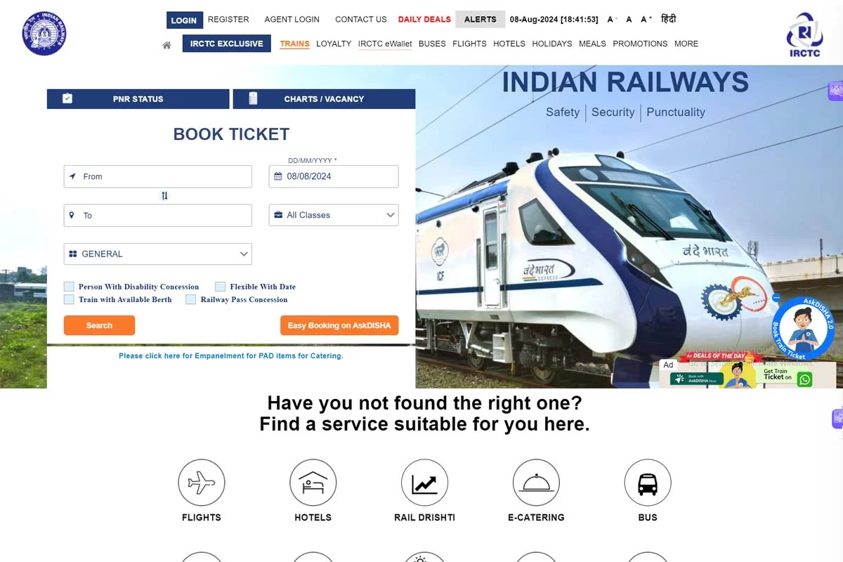 Online Railway Ticket Reservation System