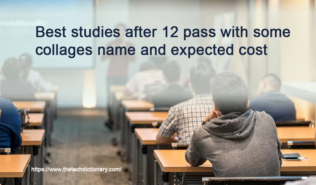 Trending studies for 12 completed science student